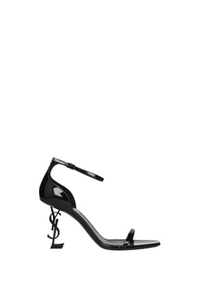 Saint Laurent Sandals opyum Women Patent Leather Black