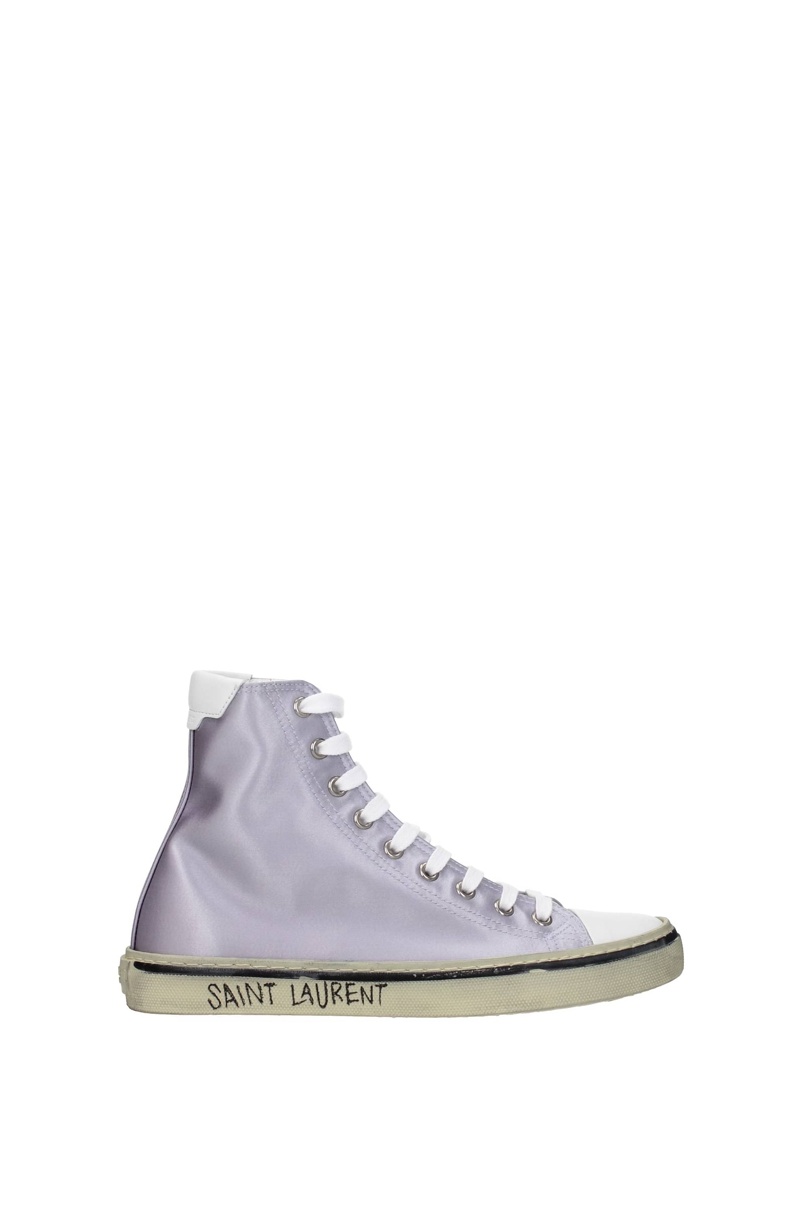SAINT LAURENT Malibu distressed leather high-top sneakers | NET-A-PORTER