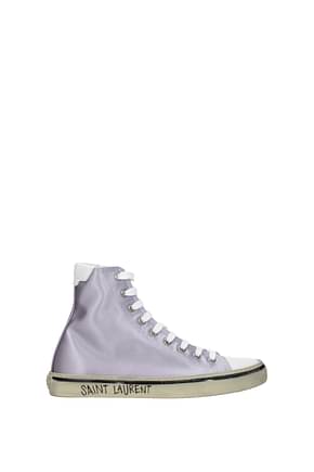 Saint Laurent Sneakers malibu Women Satin Violet Lilac