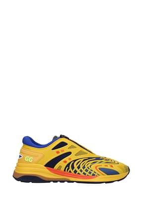 Gucci Sneakers ultrapace r Men Rubber Yellow Cobalt