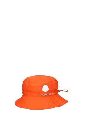 Moncler Chapeaux Homme Polyamide Orange Orange Fluo