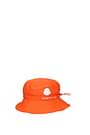 Moncler Hats Men Polyamide Orange Fluo Orange