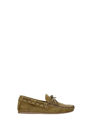 Isabel Marant Loafers Women Suede Green