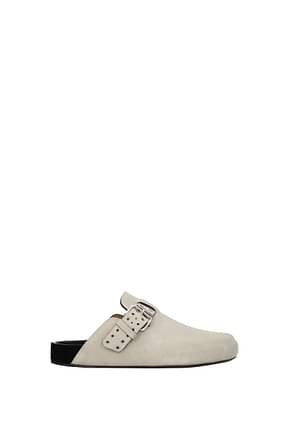 Isabel Marant Slippers and clogs Women Suede Gray Light Grey