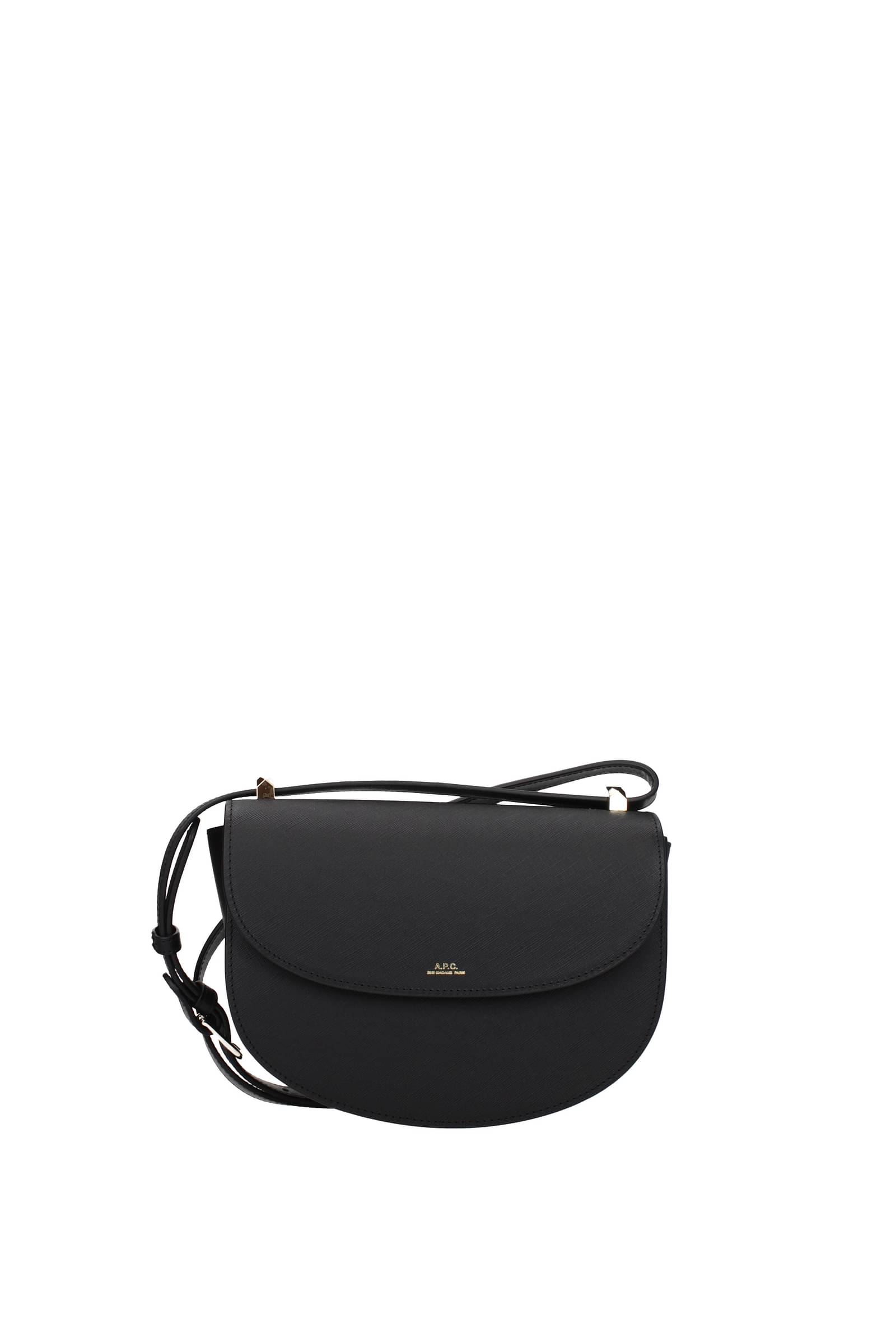 A.P.C. Crossbody Bag geneve Women PXBJQF61161NERO Leather Black 424€