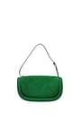 Jw Anderson Handbags the bumper Women Suede Green Light Green