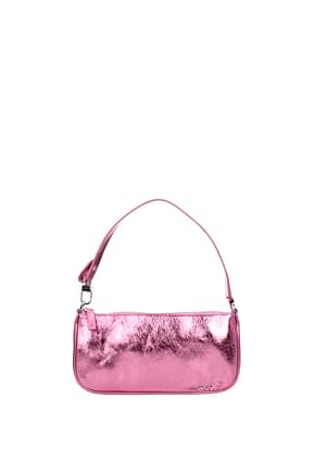 By Far Handbags rachel Women Leather Pink Lipstick