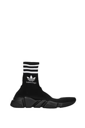 Balenciaga Sneakers adidas speed Men Fabric  Black White
