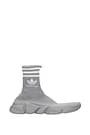 Balenciaga Sneakers adidas speed Men Fabric  Gray White