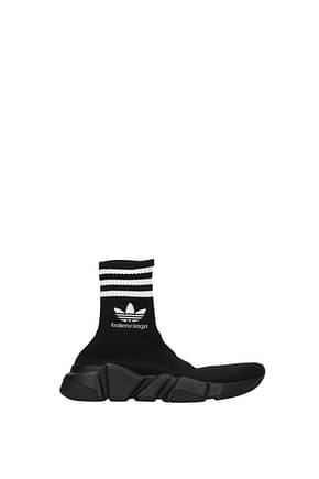 Balenciaga Sneakers adidas speed Women Fabric  Black White