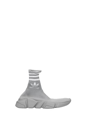 Balenciaga Sneakers adidas speed Women Fabric  Gray White