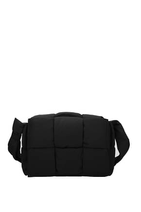 Bottega Veneta Crossbody Bag pillow Men Fabric  Black