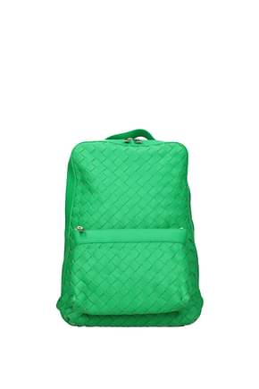 Bottega Veneta Backpack and bumbags Men Leather Green Parakeet
