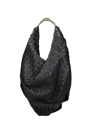 Bottega Veneta Shoulder bags Women Leather Black