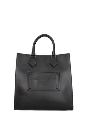 Dolce&Gabbana ハンドバッグ 男性 皮革 黒