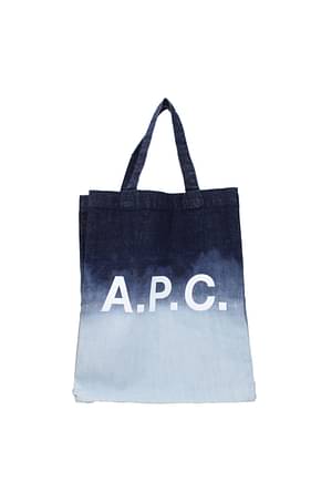 A.P.C. Handbags Women Fabric  Blue Denim