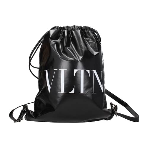 Valentino Garavani Backpack and bumbags vltn Men Leather Black White