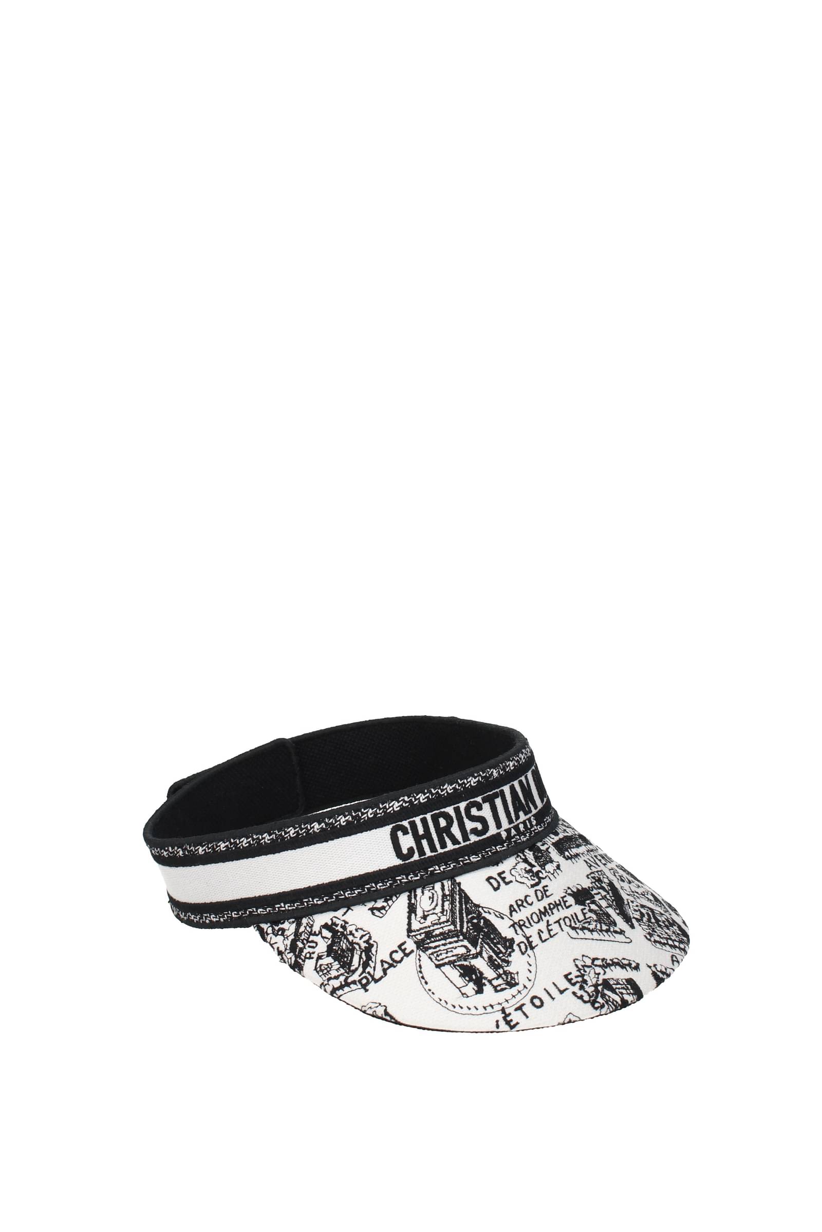 Christian Dior 帽子visor 女士32CPA978X132001 棉花白色黑色600€