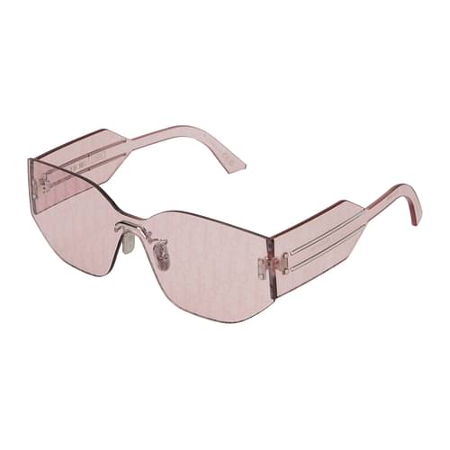 Christian Dior Sunglasses Oblique Women Plastic Pink Transparent