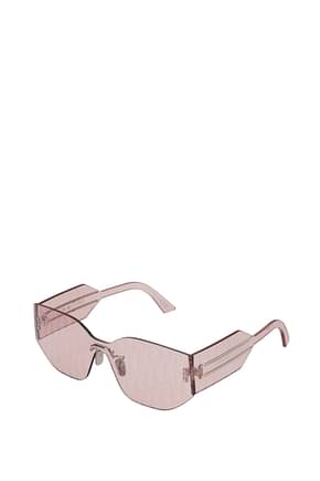 Christian Dior 墨镜 oblique 女士 塑料 粉色 透明