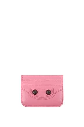 Balenciaga Document holders le cagole Women Leather Pink Rose Pink