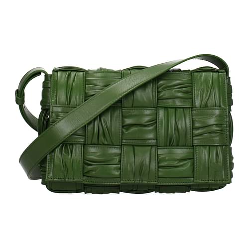M green padded crossbody bag