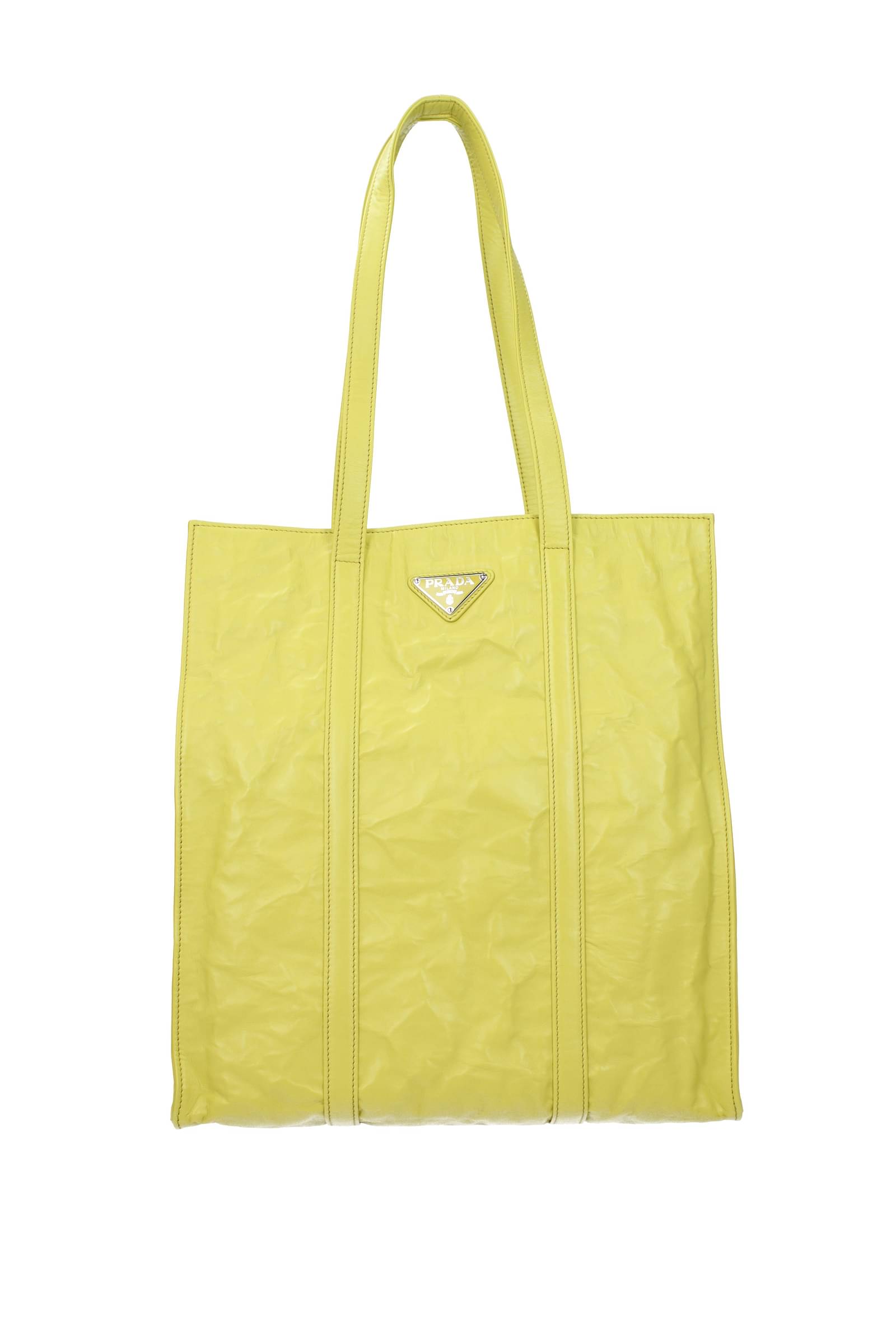 Prada BN2896 Women's Saffiano Lux Handbag,Shoulder Bag Yellow BF566657 |  eBay