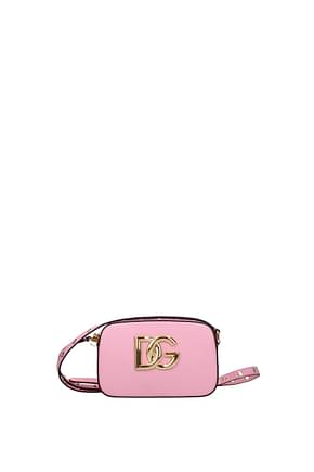 Dolce&Gabbana Crossbody Bag Women Leather Pink
