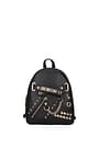 Love Moschino Backpacks and bumbags Women Polyurethane Black Gold