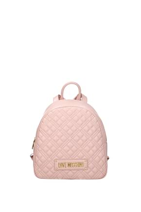 Love Moschino Backpacks and bumbags Women Polyurethane Pink Powder Pink