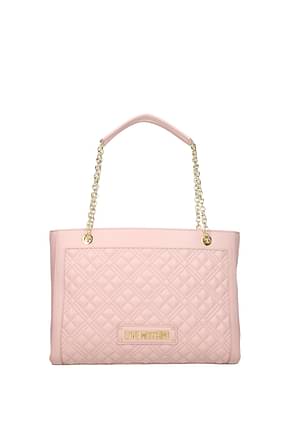 Love Moschino Shoulder bags Women Polyurethane Pink Powder Pink