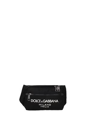 Dolce&Gabbana Mochilas & Riñoneras Hombre Tejido Negro
