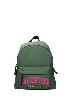 Valentino Garavani Backpack and bumbags Men Fabric  Green Fuchsia