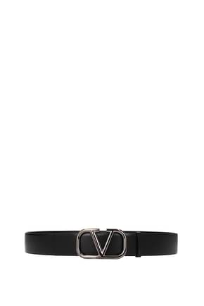 Valentino Garavani Regular belts Men Leather Black