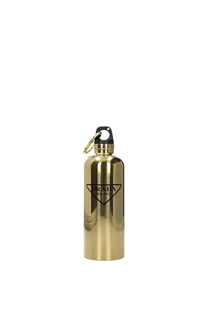 Prada Bottles and Glasses thermoses 500 ml Women Steel Gold