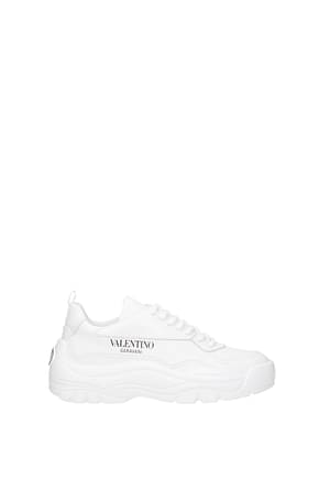 Valentino Garavani Sneakers Femme Cuir Blanc