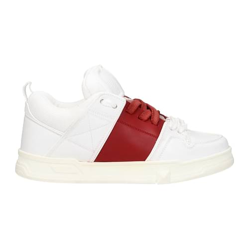 Valentino Sneakers Women Leather White Red 525€