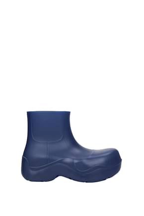 Bottega Veneta Ankle boots Women Rubber Blue Imperial Blue