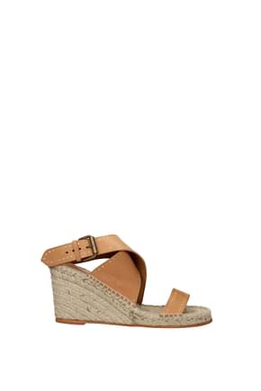 Isabel Marant Wedges Women Leather Brown Leather