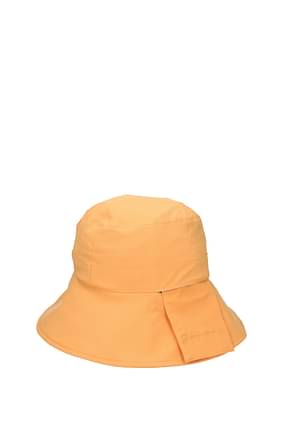 Jacquemus Hats Men Polyamide Orange Light Orange