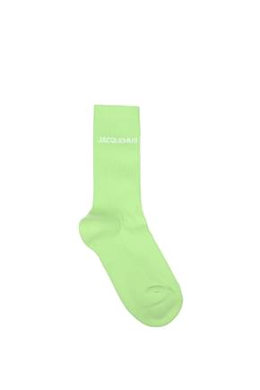 Jacquemus Socks Men Polyamide Green Apple