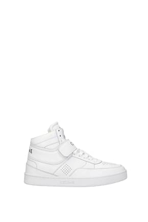 Celine Sneakers Women Leather White Optic White