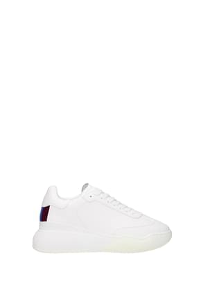 Stella McCartney Sneakers Femme Faux Cuir Blanc Blanc Optique