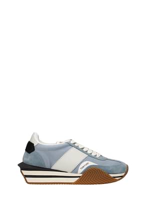 Tom Ford Sneakers Men Fabric  Heavenly Light Grey