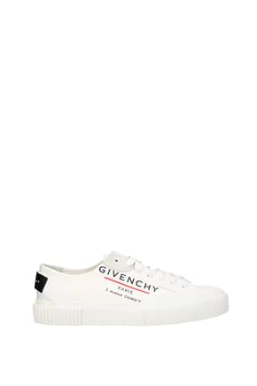 Givenchy Sneakers Homme Tissu Beige Blanc Sale