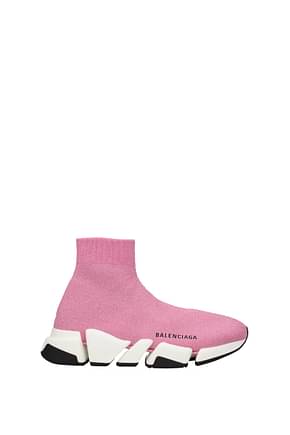 Balenciaga Sneakers speed 2.0 Femme Tissu Rose