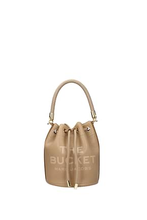 Marc Jacobs Handbags Women Leather Beige Camel