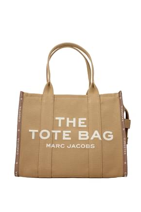 Marc Jacobs कंधे पर डालने वाले बैग महिलाओं कपड़ा भूरा ऊंट