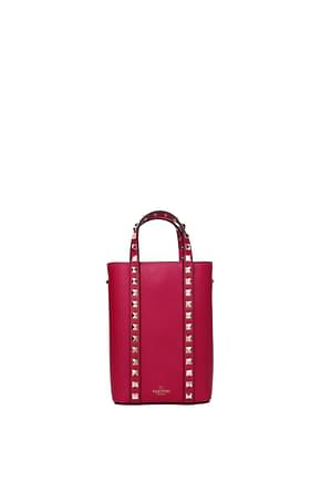 Valentino Garavani Handbags Women Leather Fuchsia