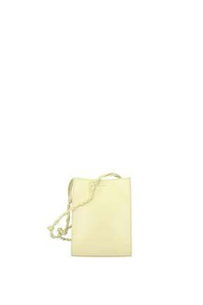 Jil Sander Crossbody Bag tangle Women Leather Yellow Lemon
